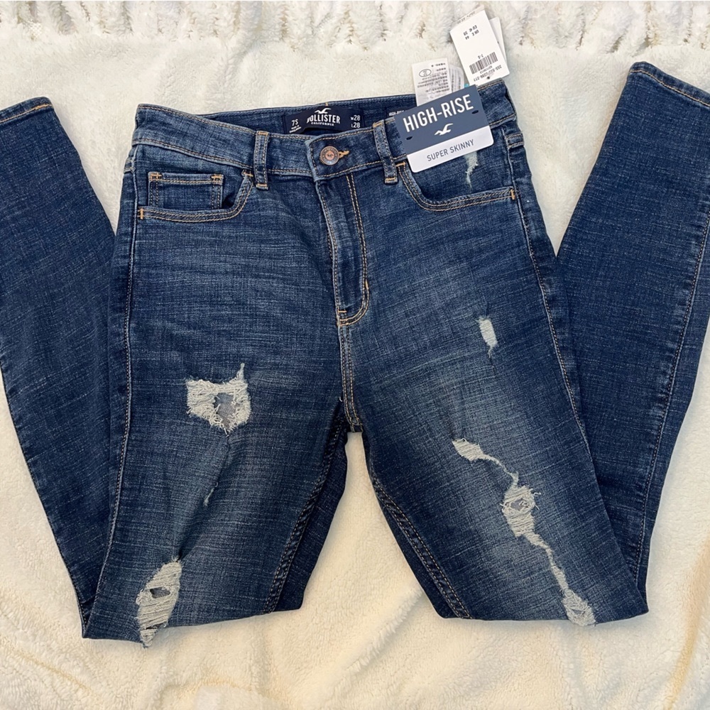 🆕🛍️Holiister high waisted skinny jeans size 7🛍️🆕